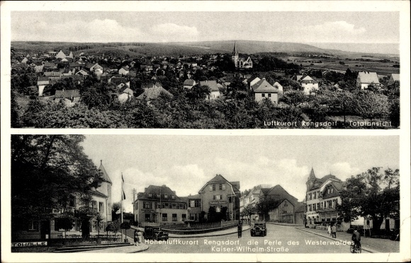 PC Rengsdorf in the Westerwald, Kaiser Wilhelm Straße, total view