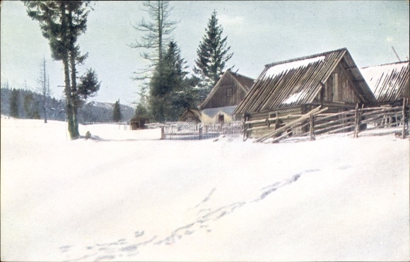 Postcard Mönichkirchen in Niederösterreich, Mönichkirchner Schwaig, Winter