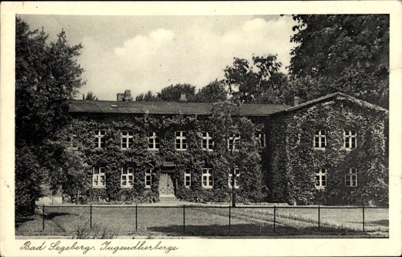 Postcard Bad Segeberg in Holstein, Youth Hostel