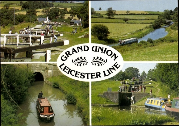 PC Leicester East Midlands England, Leicester Line, Halfway down Foxton Staircase Locks