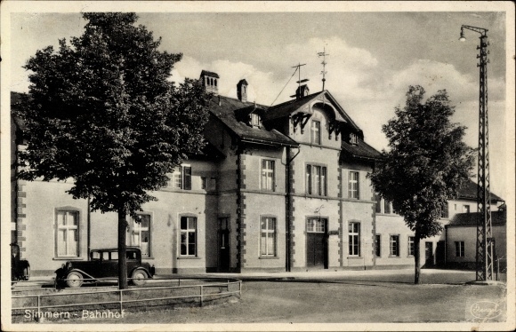 Ak Simmern im Hunsrück, Bahnhof