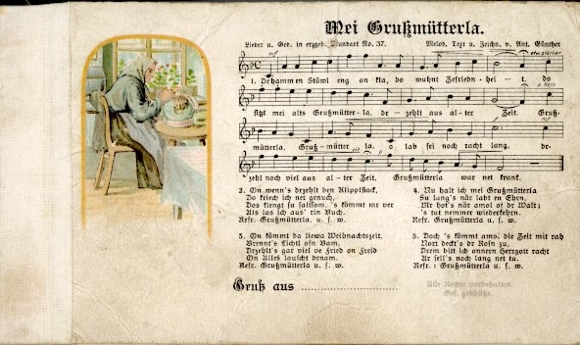 15 song cards in the album, Anton Günther