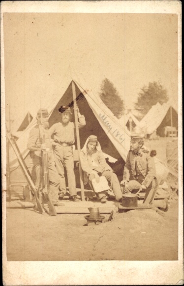 Photo USA, War Union Soldiers, Photographer Mathew Brady, 1861