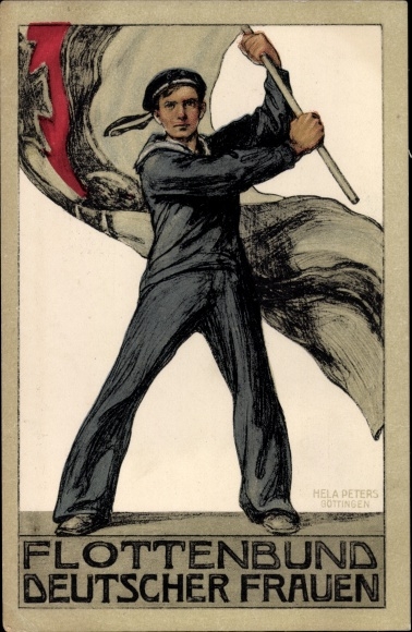 Artist PC Peters, Hela, Fleet Association of German Women, Sailor, Empire