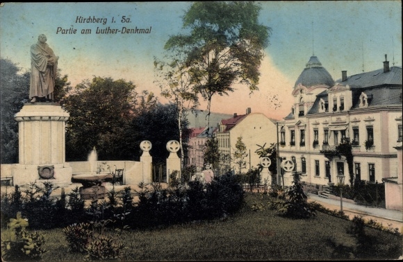 PC Kirchberg in Saxony, lot at the Luther monument