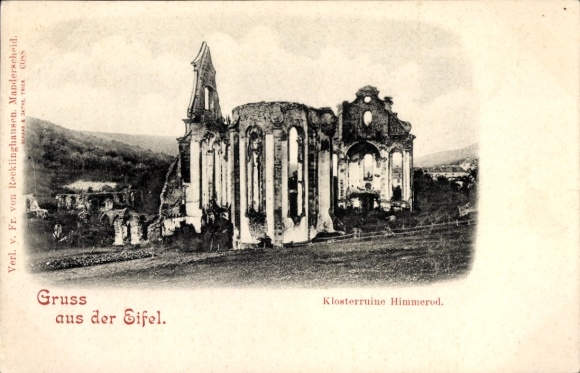 Ak Himmerod Großlittgen in der Eifel, Klosterruine Himmerod