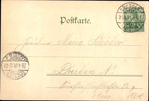 Chromo-Litho Dresden Mockritz, Mockritzer height, restaurant