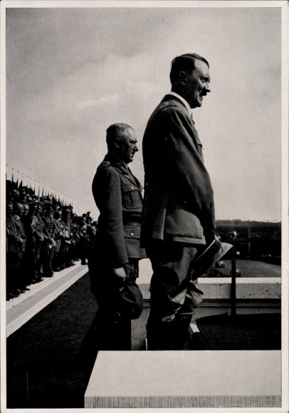 Collector's picture Adolf Hitler, Reich Labor Leader Hierl, RAD, Reich Party Rally 1935, Collector's Edition 15, Picture 31