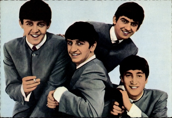 Postcard The Beatles, Paul McCartney, John Lennon, George Harrison, Ringo Starr