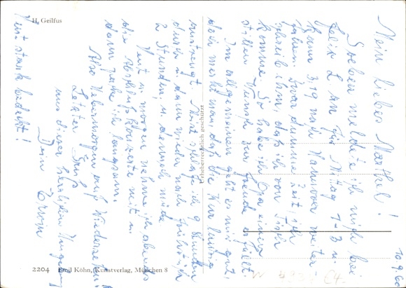 Postcard Bad Meinberg am Teutoburger Wald, Dear heart, recover