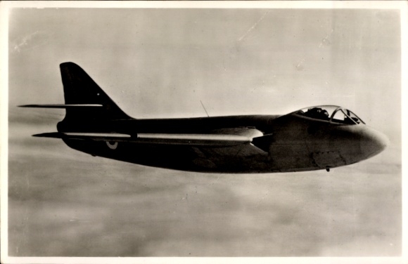 Postcard British military aircraft, Hawker P-1081