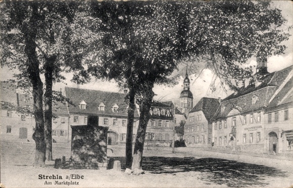PC Strehla on the Elbe Saxony, market square, Zum Ratskeller