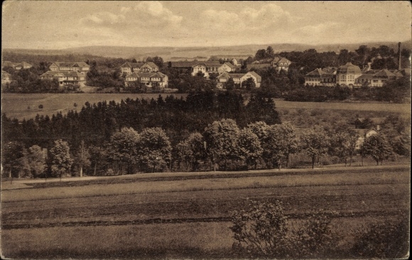 Ak Neustadt an der Waldnaab im Oberpfälzer Wald, Kindererholungsheim Wöllershof, Gesamtansicht