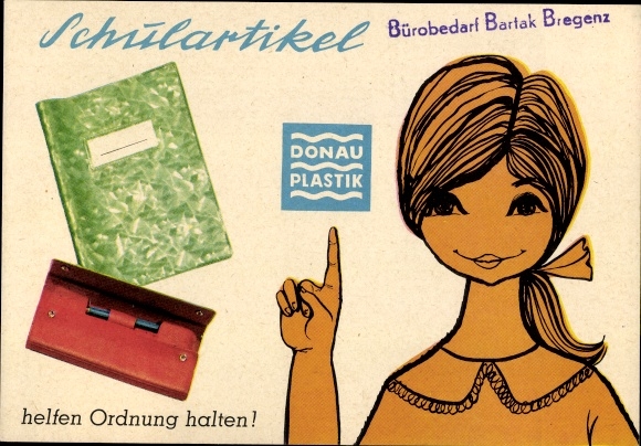 Timetable School items Office supplies Bartak Bregenz - Hole punch stapler around 1960