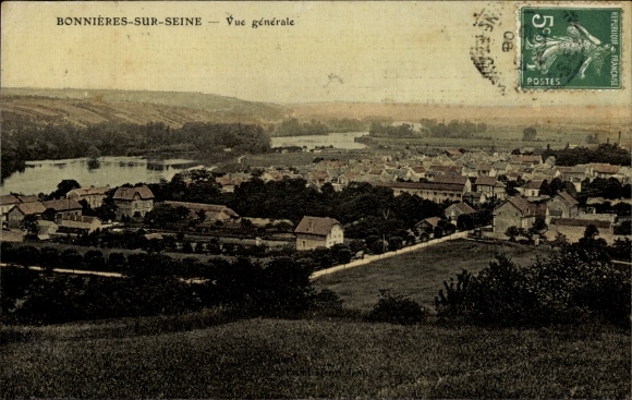 CPA Bonnières-sur-Seine, Vue générale