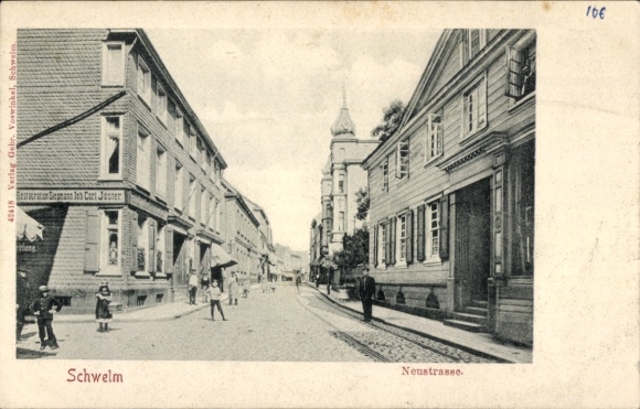 Ansichtkaart Schwelm in Westfalen, Neustraße