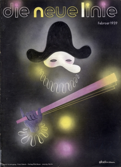 bauhaus the new line. February 1939 Cover Hermann Stoekmann