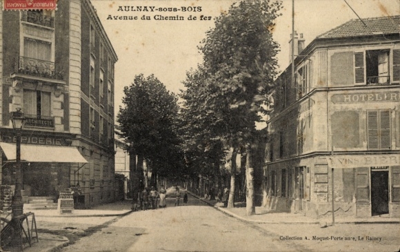 CPA Aulnay sous Bois Seine Saint Denis, Avenue du Chemin de fer