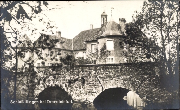 PC Drensteinfurt in Westphalia, Itlingen Castle, bridge