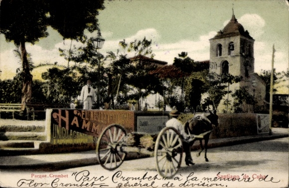 PC Santiago de Cuba Cuba, Parque Crombert, wagon