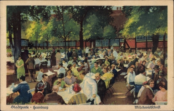 PC Hamburg North Winterhude, city park, dairy farming