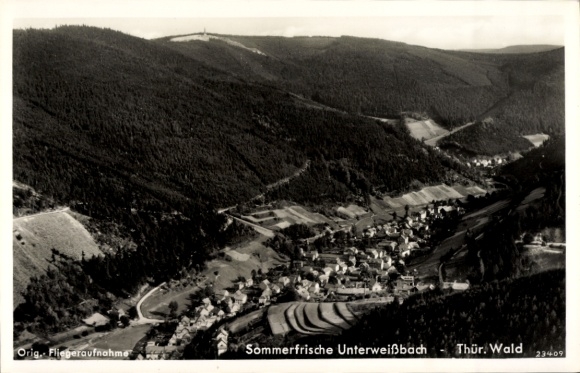KP Unterweißbach Turyngia, zdjęcie lotnicze