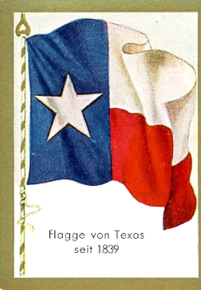 Verzamelfoto historische vlaggen foto 197, vlag van Texas sinds 1839