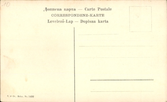 Postcard Kolotanz in Bosnia, Folk Costumes
