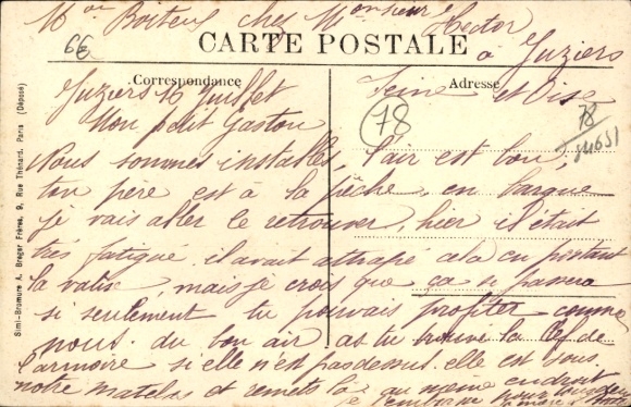 Postcard Juziers-Yvelines, view from the island