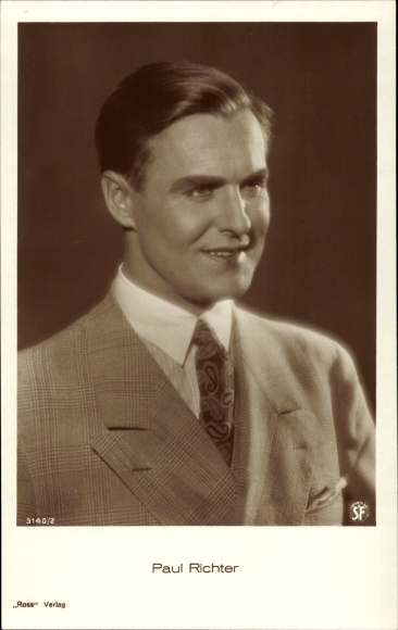 Postcard actor Paul Richter, portrait, Ross 3140/2