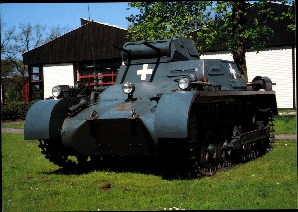 Postcard Bundeswehr, Panzerkampfwagen