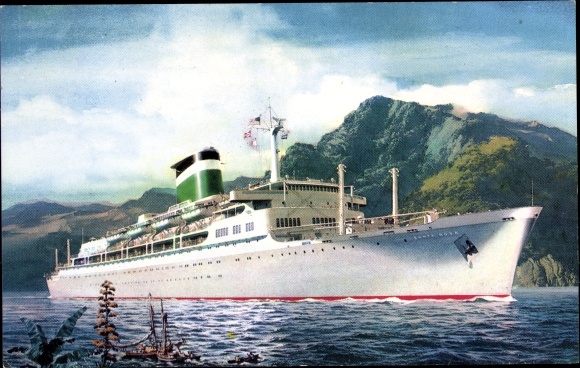 Ak stoomboot New Santa Paula, Grace Lines