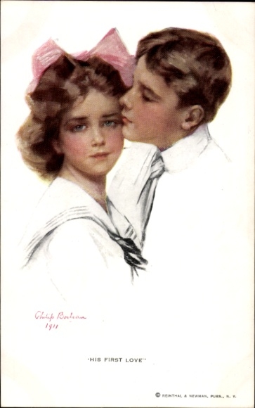 Kunstenaar Ak Boileau, Philip, Eerste liefde, Geliefden