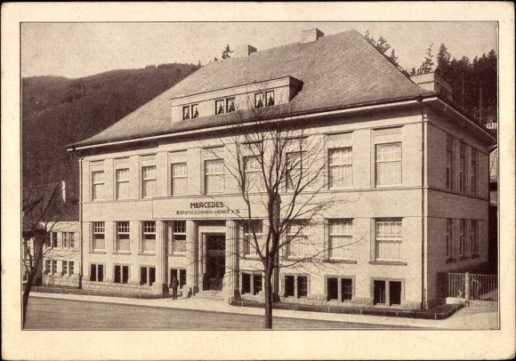 PC Zella Mehlis in the Thuringian Forest, Mercedes Büromaschinen Werke AG, administration building