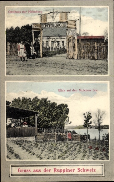 PC Altruppin Neuruppin in Brandenburg, Gasthaus zur Heimburg, Lake Molchow, Ruppiner Switzerland