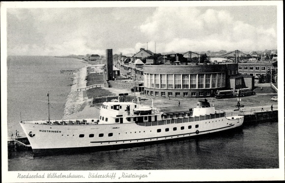 Ak Wilhelmshaven in Niedersachsen, Bäderschiff Rüstringen