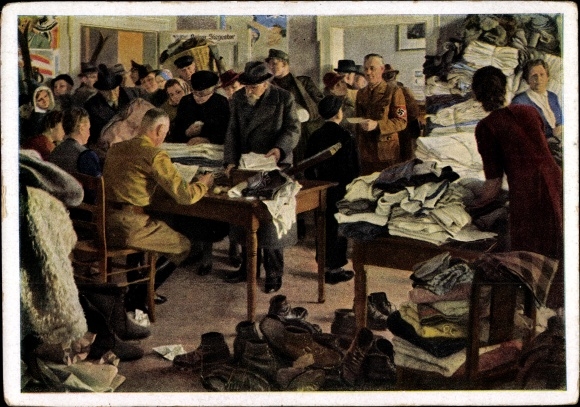 Artist PC Reich, Adolf, wool collection in a Munich local group, HDK 246