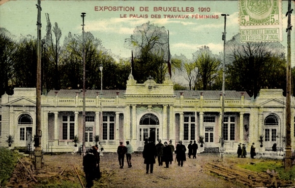 KP Bruxelles Bruksela, ekspozycja 1910, Le Palais des Travaux Féminins