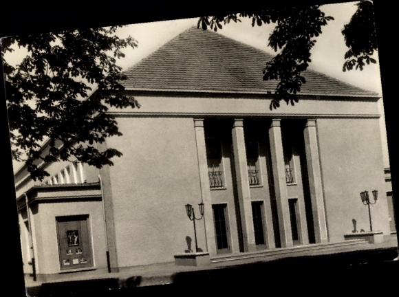 Postcard Lübz in Mecklenburg, cinema