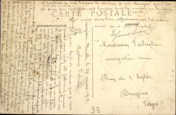 Postcard Neuilly sur Marne Seine Saint Denis, Maison Blanche Military Hospital