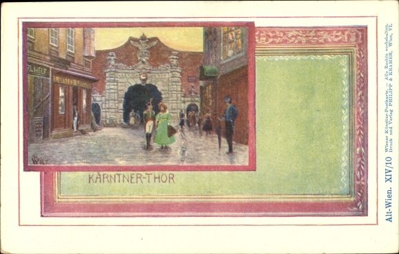 Artist PC Wilt, Vienna 1. Inner city Austria, Kärntnertor