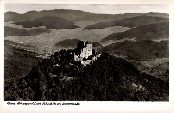 Ak Schönberg Seelbach in Baden Württemberg, Burg Hohengeroldseck, Ruine