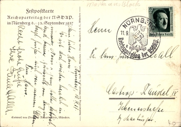 KP artystyczna Klein, Richard, Zlot Partii Nazistowskiej w Norymberdze 1937
