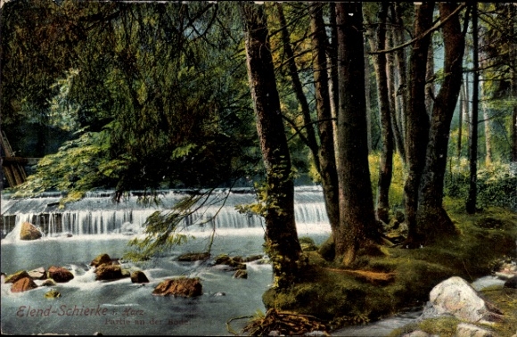 Ak Elend Oberharz am Brocken, Schierke im Harz, an der Bode