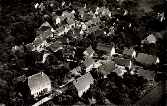 Postcard Thomashardt Schurwald Aichwald in Württemberg, aerial photograph