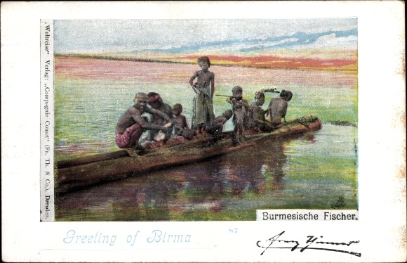Ak Birma Burma Myanmar, Burmesische Fischer