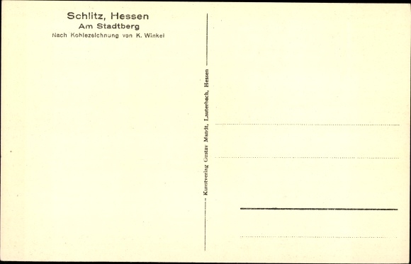 Artist PC Winkel, Karl, Schlitz in Hessen, Am Stadtberg