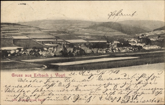 PC Erlbach in the Vogtland, panorama
