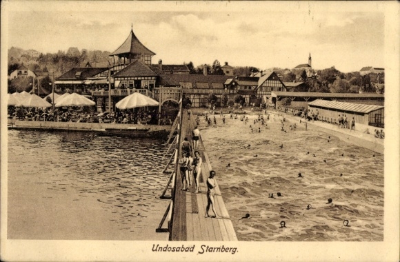 Postcard Starnberg in Upper Bavaria, Undosabad