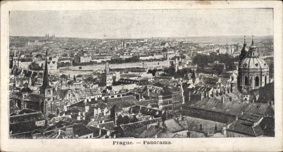 Ak Praha Prag Tschechien, Panorama von  Stadtansicht,  Gebäude